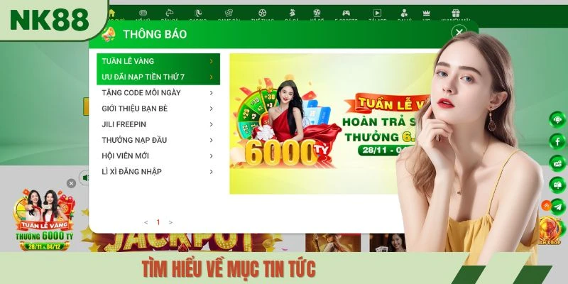 Tìm hiểu về mục tin tức 